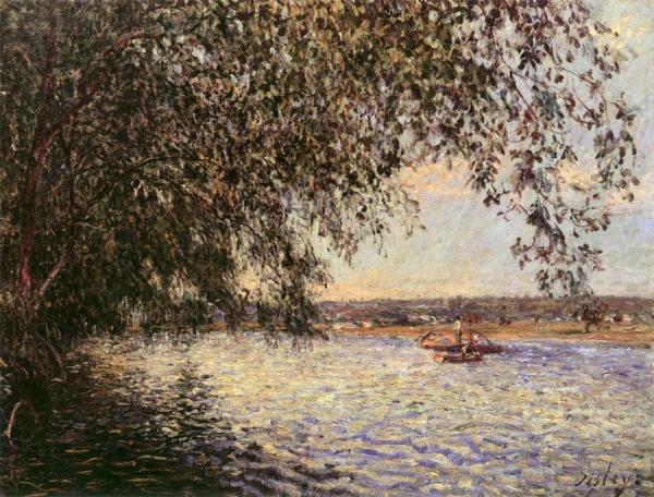 The Seine At Saint Mammes by Alfred Sisley