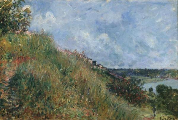 The Seine Near By by Alfred Sisley