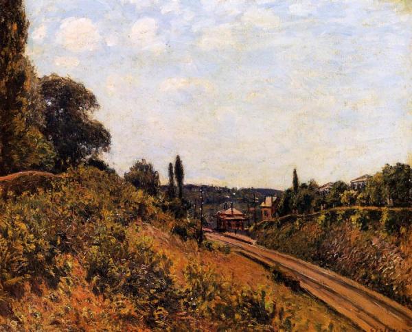 The Station At Sevres by Alfred Sisley