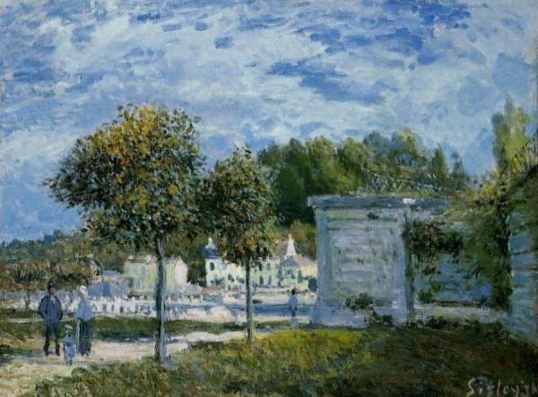 The Watering Place At Marly by Alfred Sisley