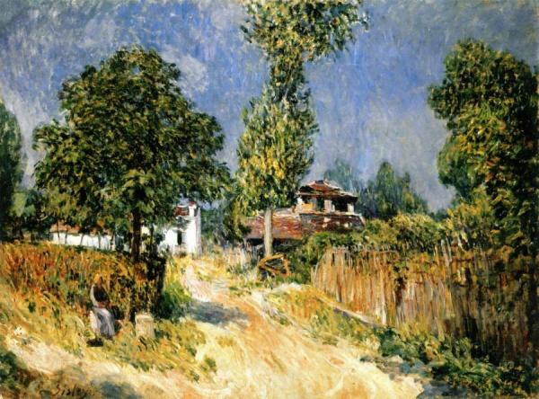 Alfred Sisley Upward Path At Mont Valerien