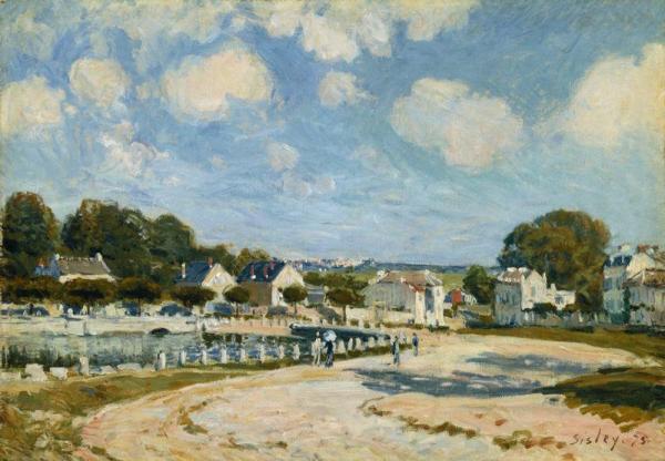 Watering Place At Marly by Alfred Sisley