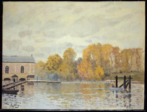 Waterworks At Marly by Alfred Sisley