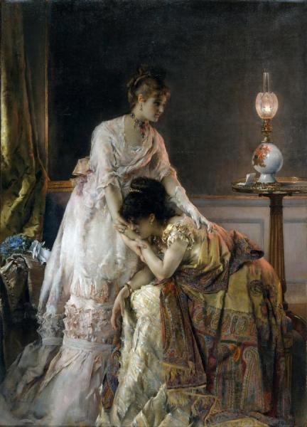 After The Ball by Alfred Stevens