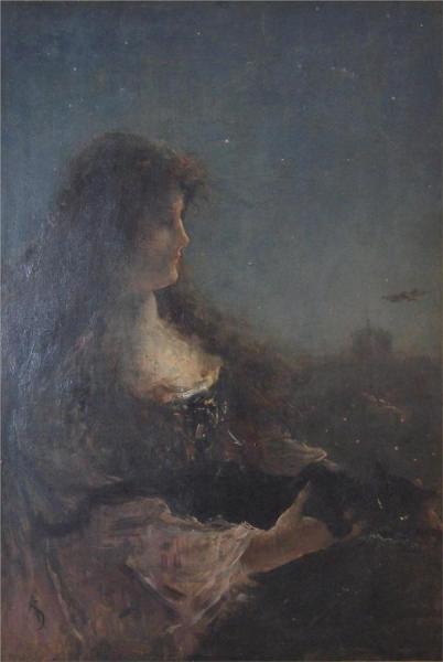 Allegory Of The Night by Alfred Stevens