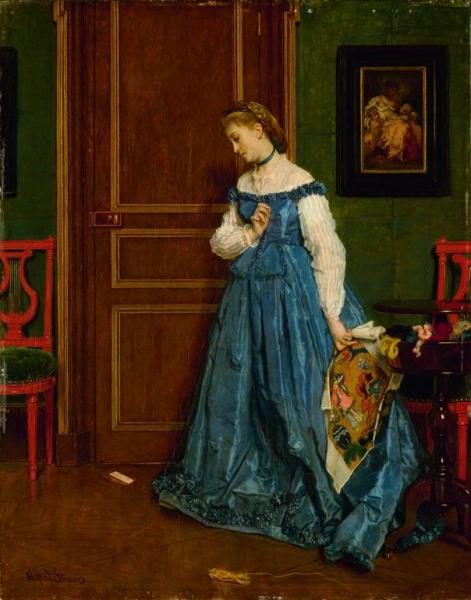 Hesitation by Alfred Stevens