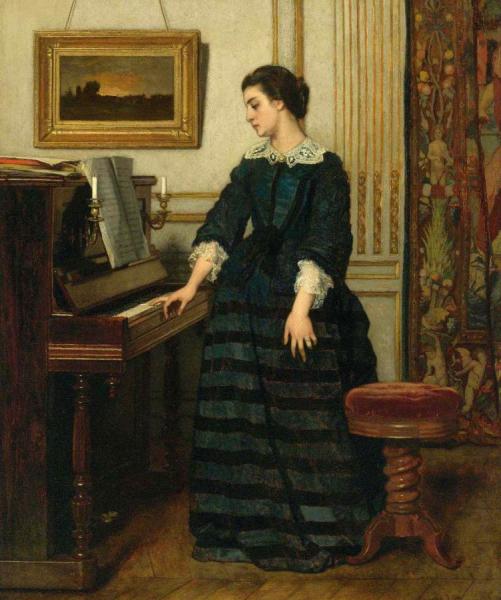 L'absence by Alfred Stevens