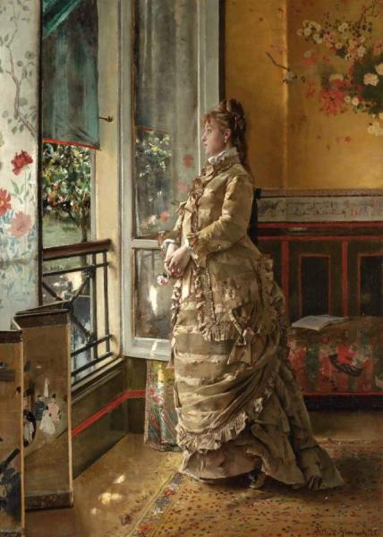 Melancholy by Alfred Stevens