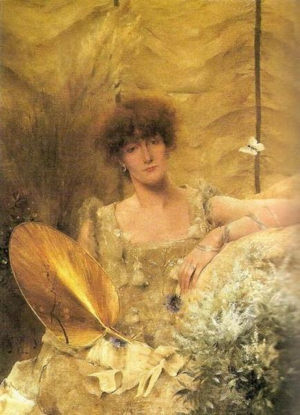Sarah Bernardt by Alfred Stevens