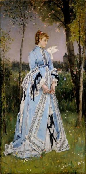 Spring by Alfred Stevens