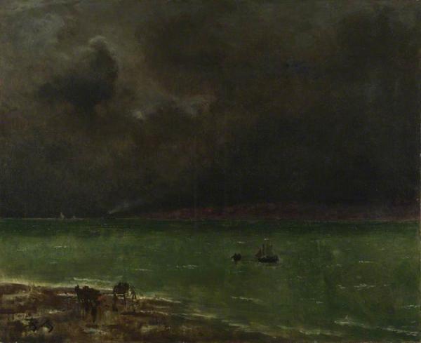 Storm At Honfleur by Alfred Stevens