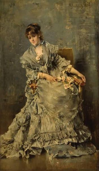 The Attentive Listener by Alfred Stevens