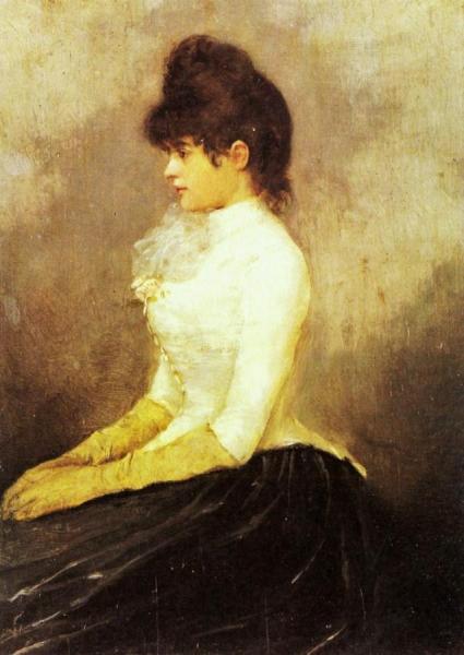 The Baroness Von Munchhausen by Alfred Stevens