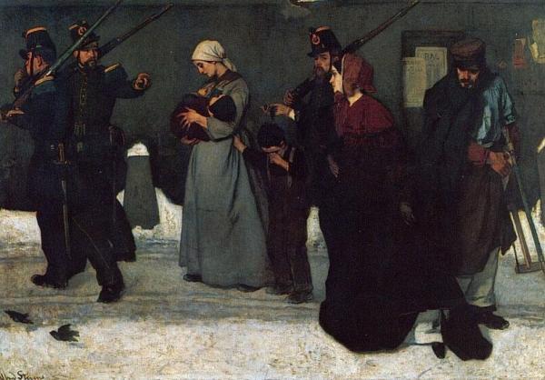 The Hunters Of Vincennes by Alfred Stevens