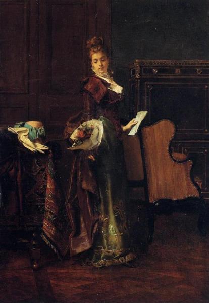 The Love Letter by Alfred Stevens