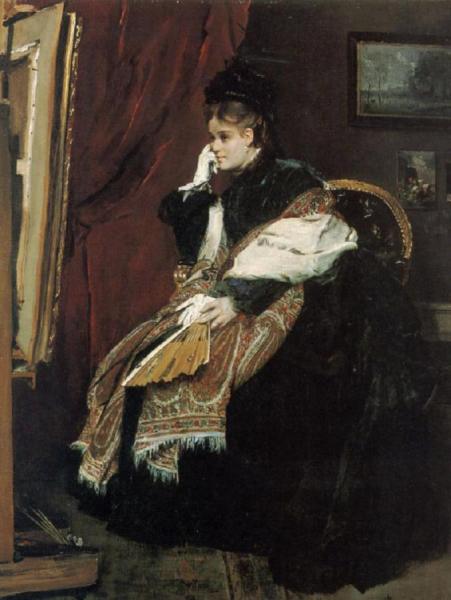 The Painful Certainty by Alfred Stevens