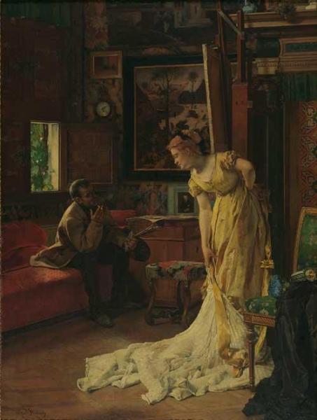 The Studio by Alfred Stevens