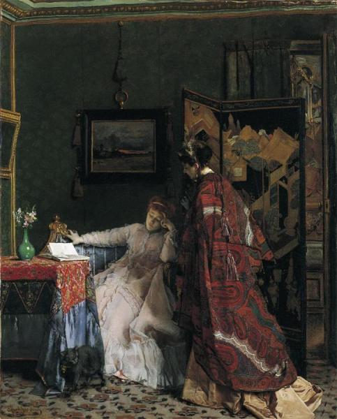 The Visit by Alfred Stevens