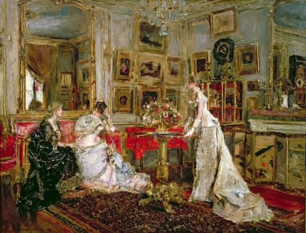 Visiting by Alfred Stevens