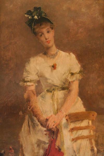 Young Girl By The Sea by Alfred Stevens