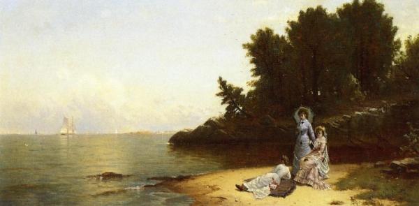 Afternoon By The Shore by Alfred Thompson Bricher