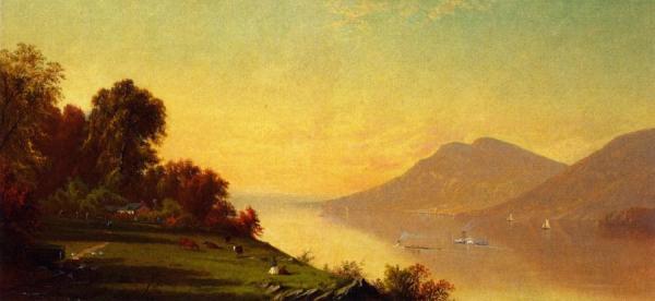 Afternoon On The Hudson by Alfred Thompson Bricher