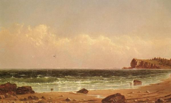 Along Newport Beach by Alfred Thompson Bricher