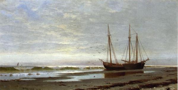 Ashore At Scituate by Alfred Thompson Bricher