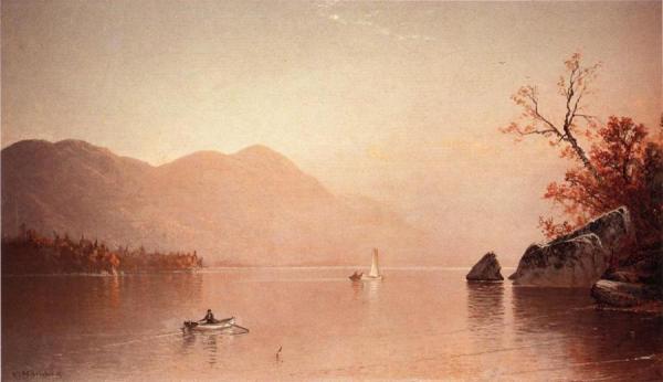 Autumn Mist, Lake George, New York by Alfred Thompson Bricher