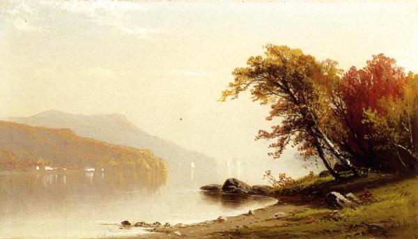 Autumn On The Lake by Alfred Thompson Bricher