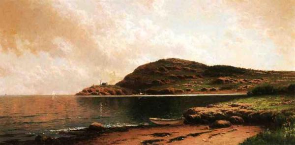 Beached Rowboat by Alfred Thompson Bricher
