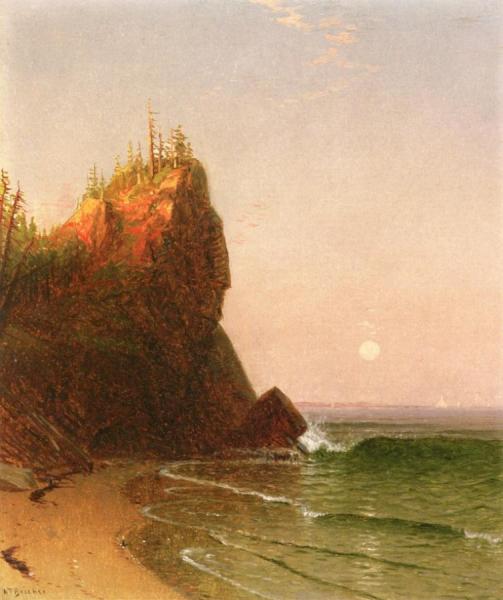 Cliffs At Mount Desert by Alfred Thompson Bricher