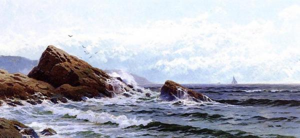 Crashing Waves by Alfred Thompson Bricher