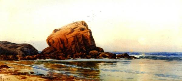 Full Moon Rising by Alfred Thompson Bricher