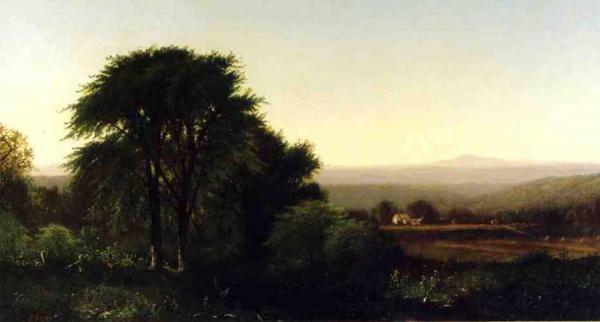 July Afternoon In Greenfield, Massachusetts by Alfred Thompson Bricher