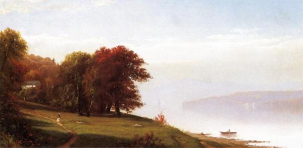 Landscape On The Hudson by Alfred Thompson Bricher