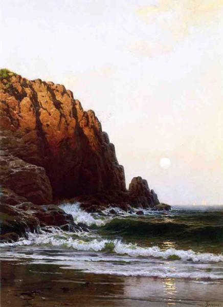 Moonrise, Coast Of Maine by Alfred Thompson Bricher