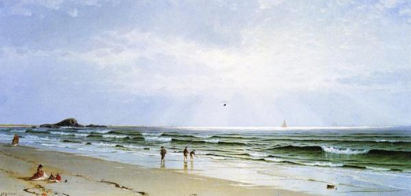 Morning At Narragansett, The Turn Of The Tide by Alfred Thompson Bricher