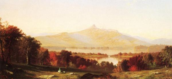 New England Landscape In Autumn by Alfred Thompson Bricher