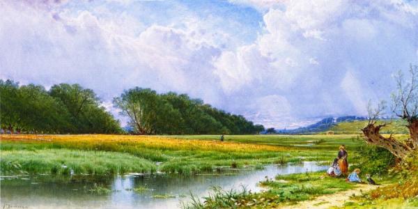 On The Meadows Of Old Newburyport by Alfred Thompson Bricher