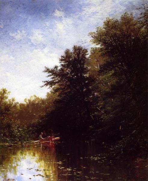 On The Mill Stream by Alfred Thompson Bricher