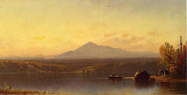 On Walkin Pond, New Hampshire by Alfred Thompson Bricher