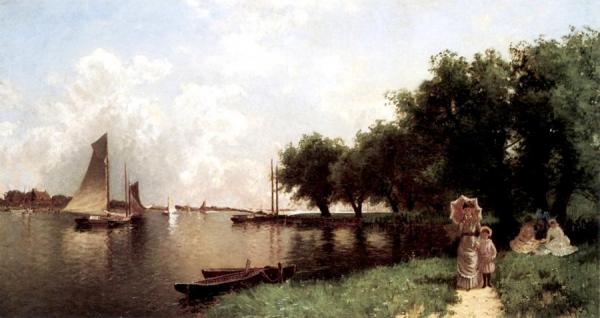 Sag Harbour, Long Island by Alfred Thompson Bricher
