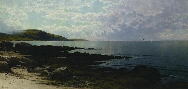 Seascape With Boat by Alfred Thompson Bricher