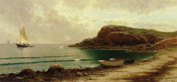 Seascape With Dories And Sailboats by Alfred Thompson Bricher