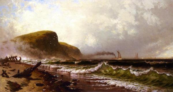 Stormy Seascape by Alfred Thompson Bricher