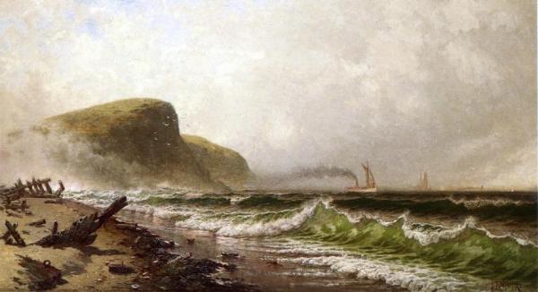 Stormy Seascape by Alfred Thompson Bricher