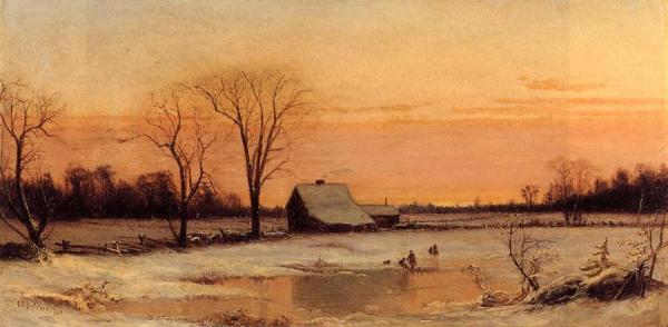 Winter Landscape by Alfred Thompson Bricher