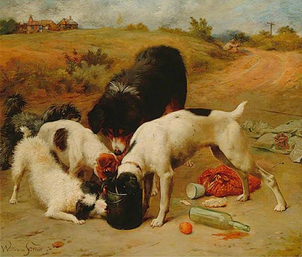 Pot Luck by Alfred William Strutt Oil Painting Reproductions