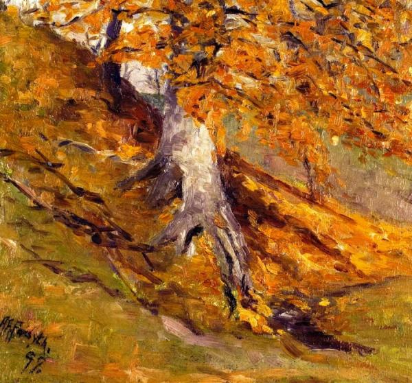 An Autumn Beech by Alice Atkinson Forsyth